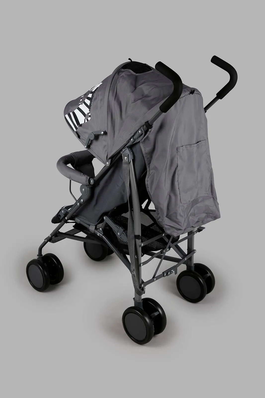 Grey Zebra Stroller For Babies