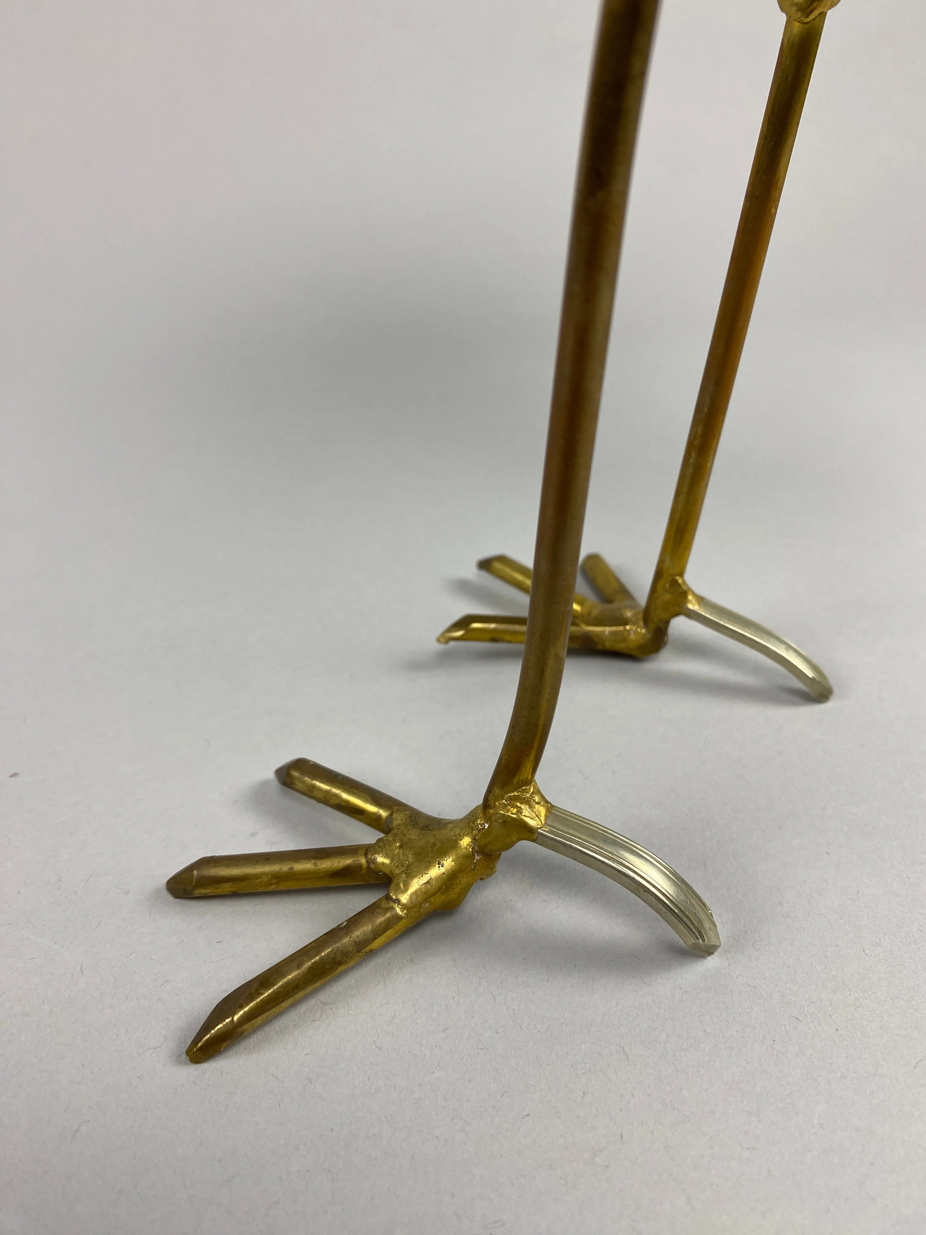 Heron Cutlery Sculpture by Gerard Bouvier