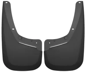 Husky Liners Front Mud Guards - Black / Textured - GM Fullsize Truck 2007-13 - Pair