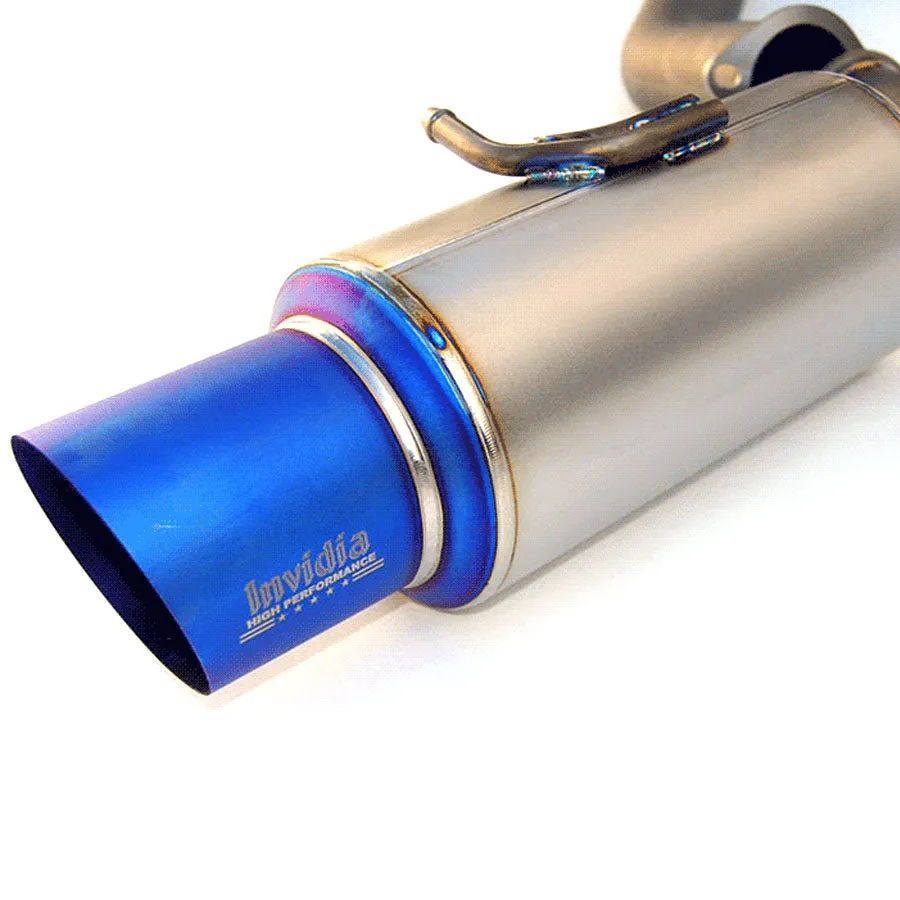 Invidia Full Titanium Single Exit Cat Back Exhaust w/Burnt Tips | 2022  Toyota GR86
