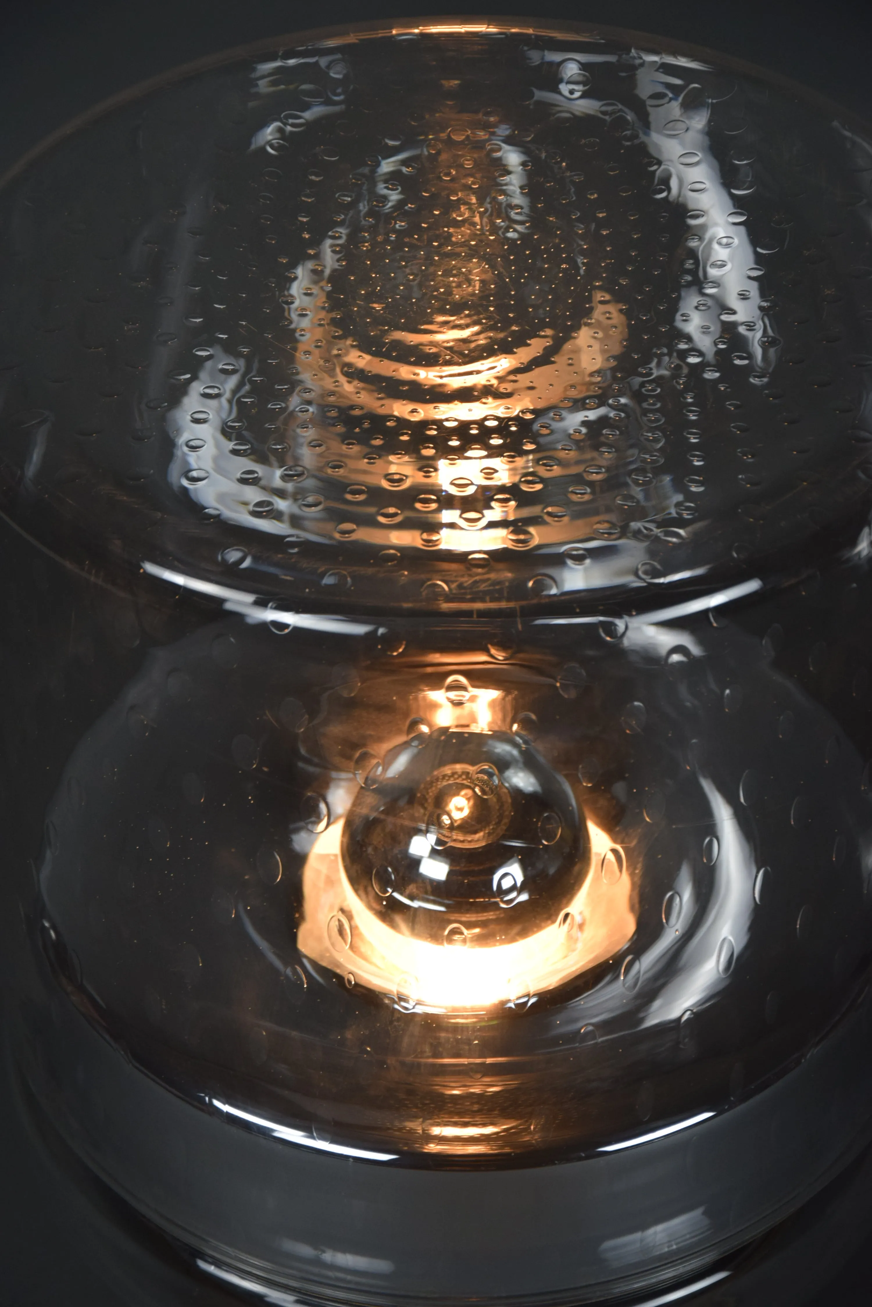 Italian Mid-Century Modern Crystal Floor Lamp