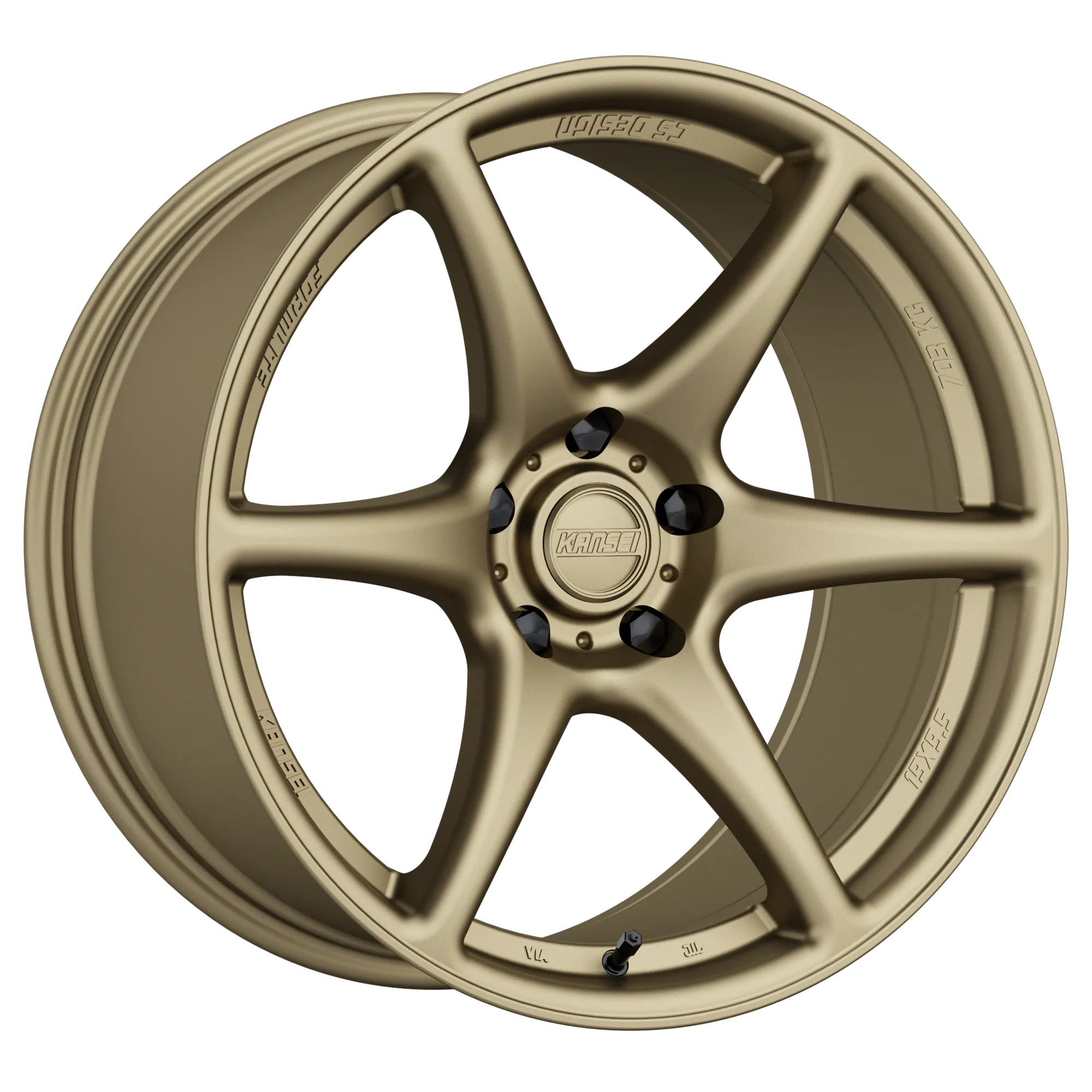 Kansei Tandem [19X9.5 5X120  22mm Offset] Gloss Gunmetal / Hyper Silver / Textured Bronze
