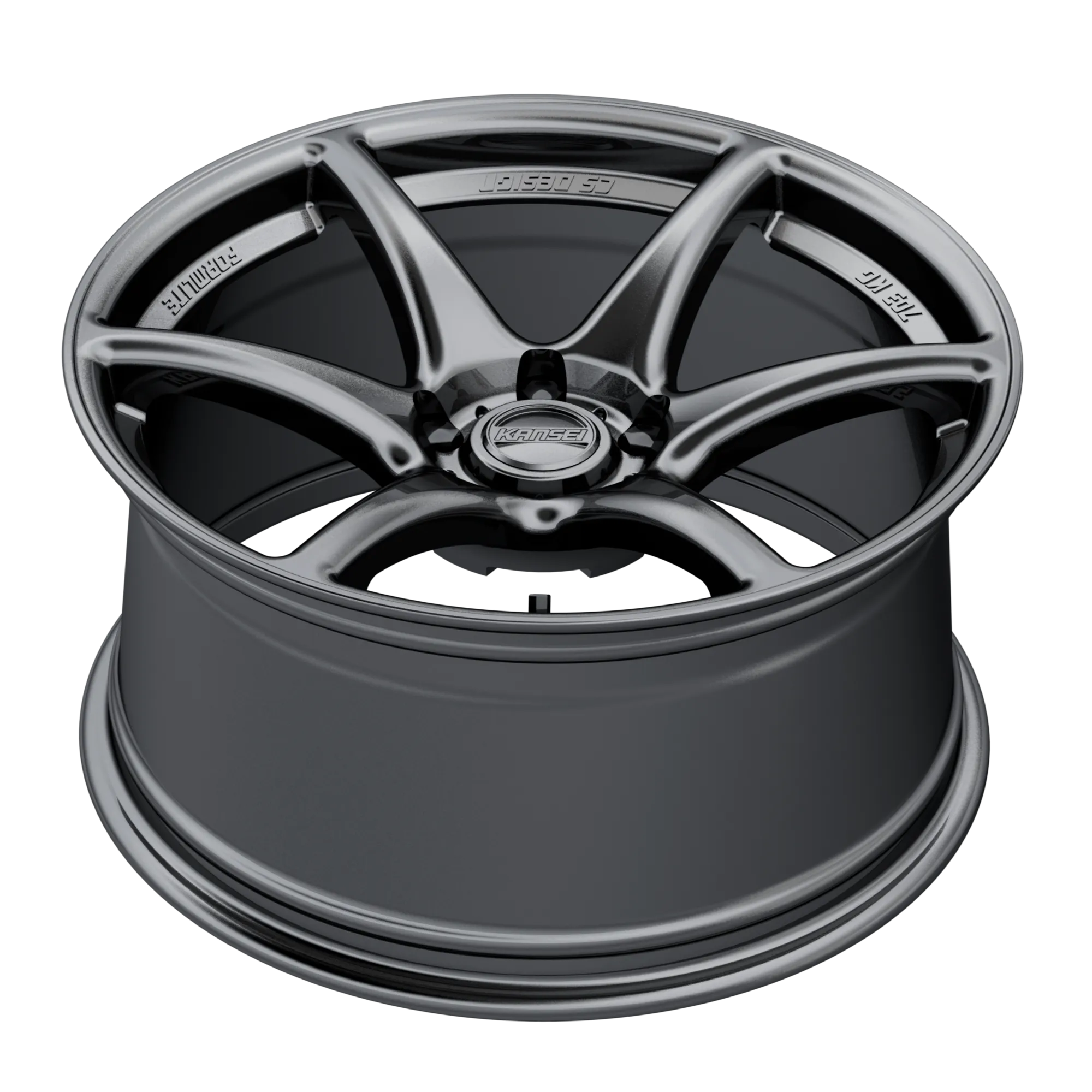 Kansei Tandem [19X9.5 5X120  22mm Offset] Gloss Gunmetal / Hyper Silver / Textured Bronze