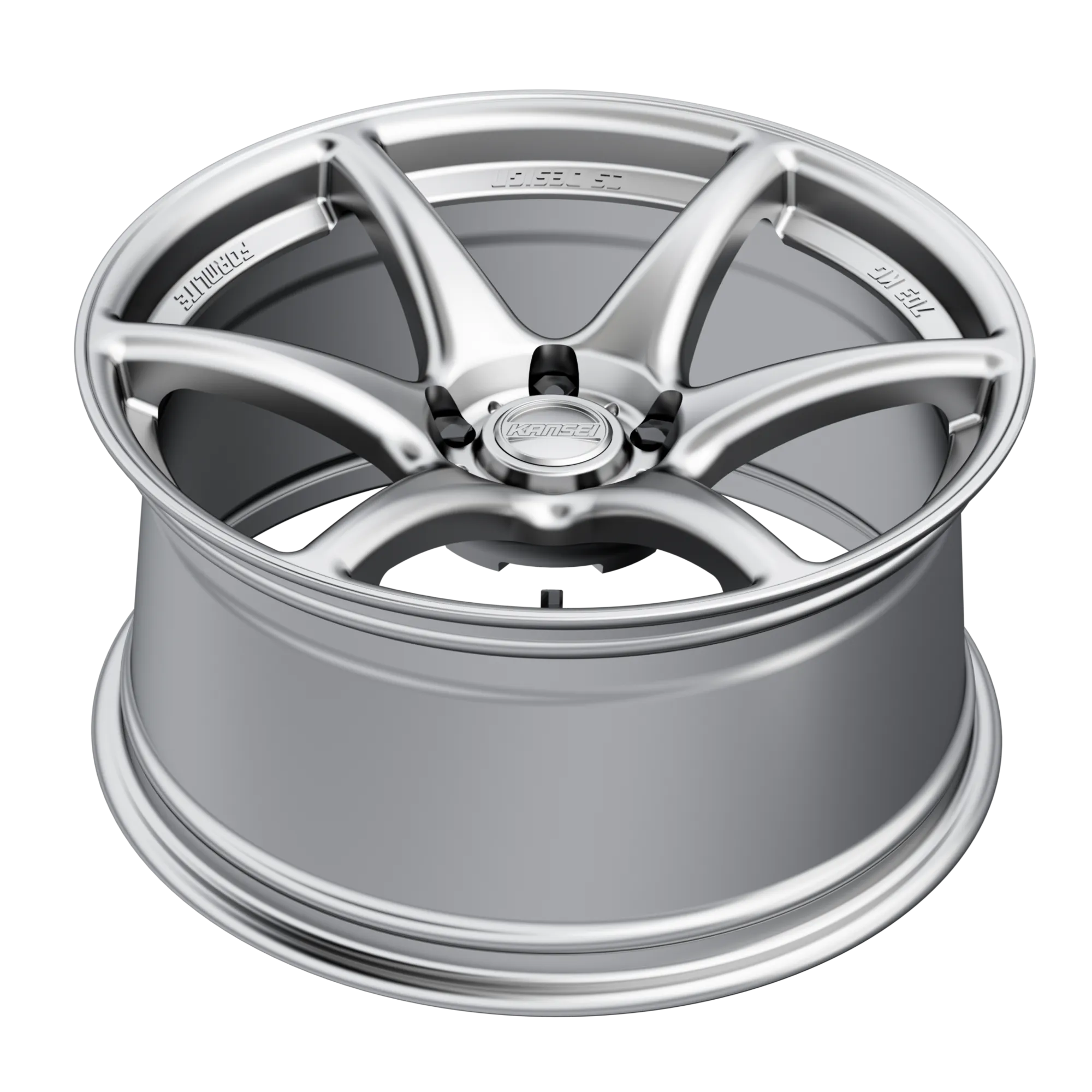 Kansei Tandem [19X9.5 5X120  22mm Offset] Gloss Gunmetal / Hyper Silver / Textured Bronze