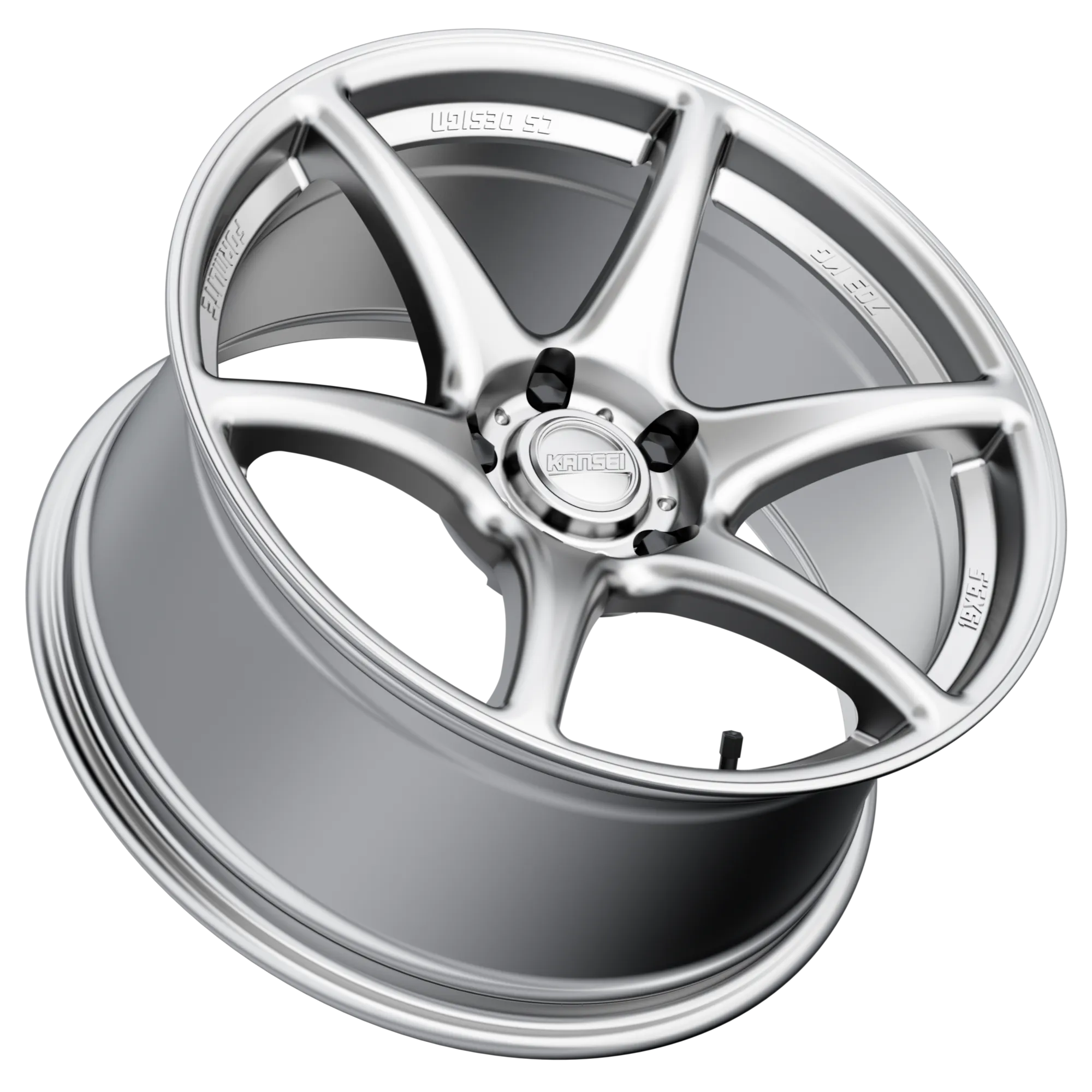 Kansei Tandem [19X9.5 5X120  22mm Offset] Gloss Gunmetal / Hyper Silver / Textured Bronze