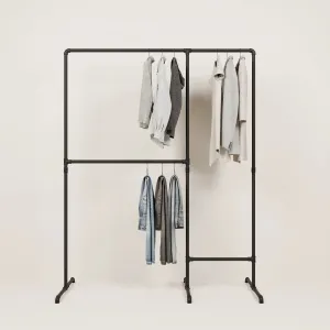 LAS II – Double rail clothes rack