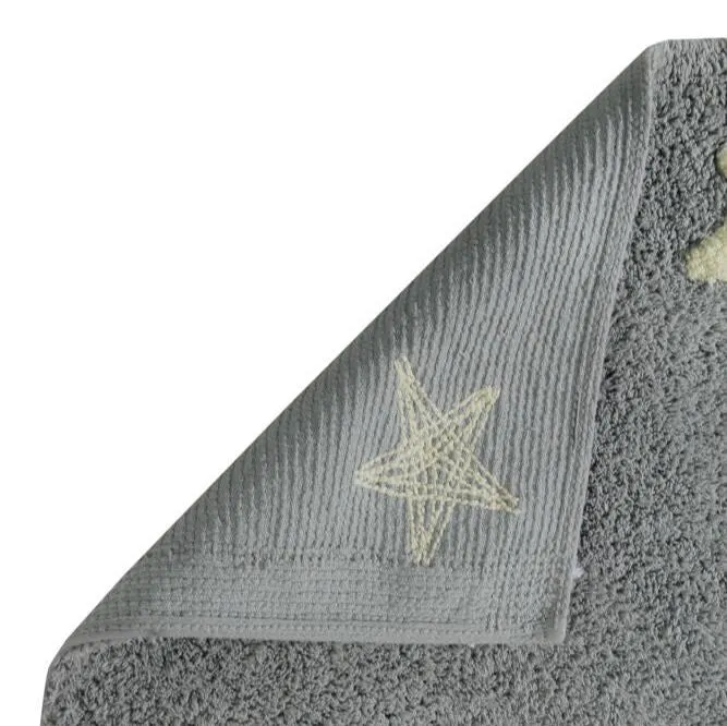 Lorena Canals Washable Rug Tricolor Stars - 120x 160cm - Grey/Pink