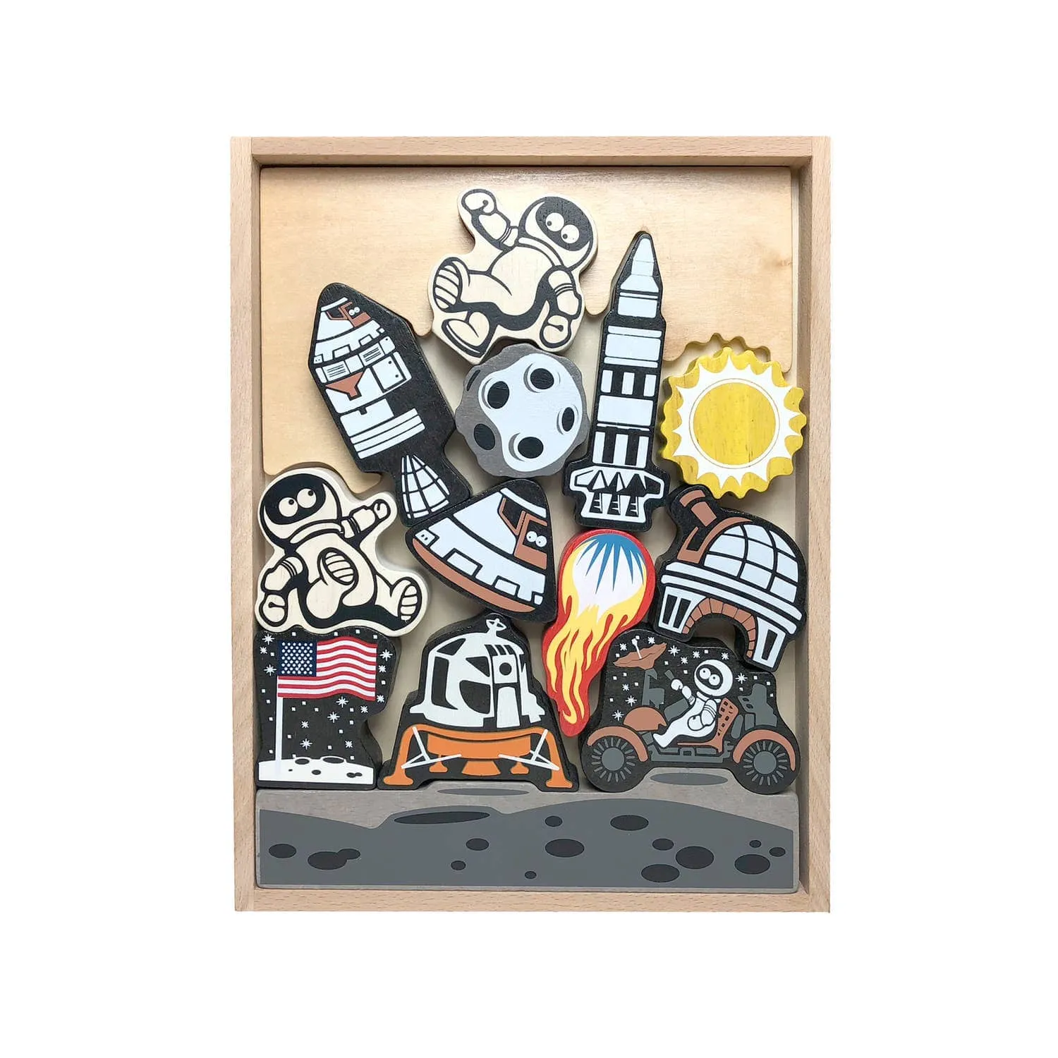 Lunar Lander Balance Game & Playset