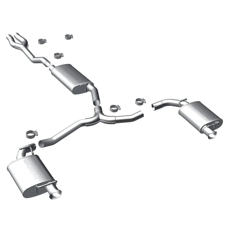 MagnaFlow Cat-Back Exhaust (Dual Split Rear): Dodge Charger 3.6L V6 2011 - 2023