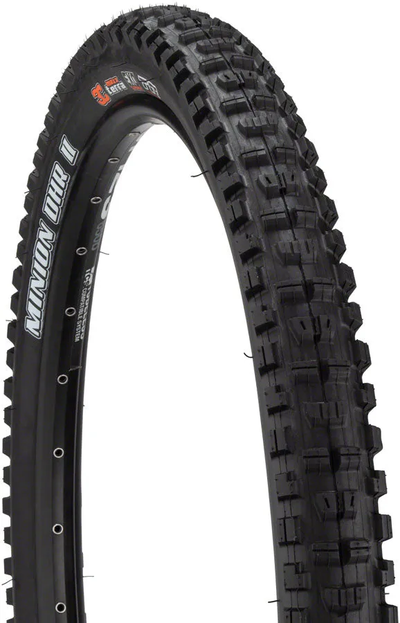 MAXXIS MINION DHR II TIRE - 29 X 2.4, TUBELESS, FOLDING, BLACK, 3C MAXX GRIP, DH, WIDE TRAIL