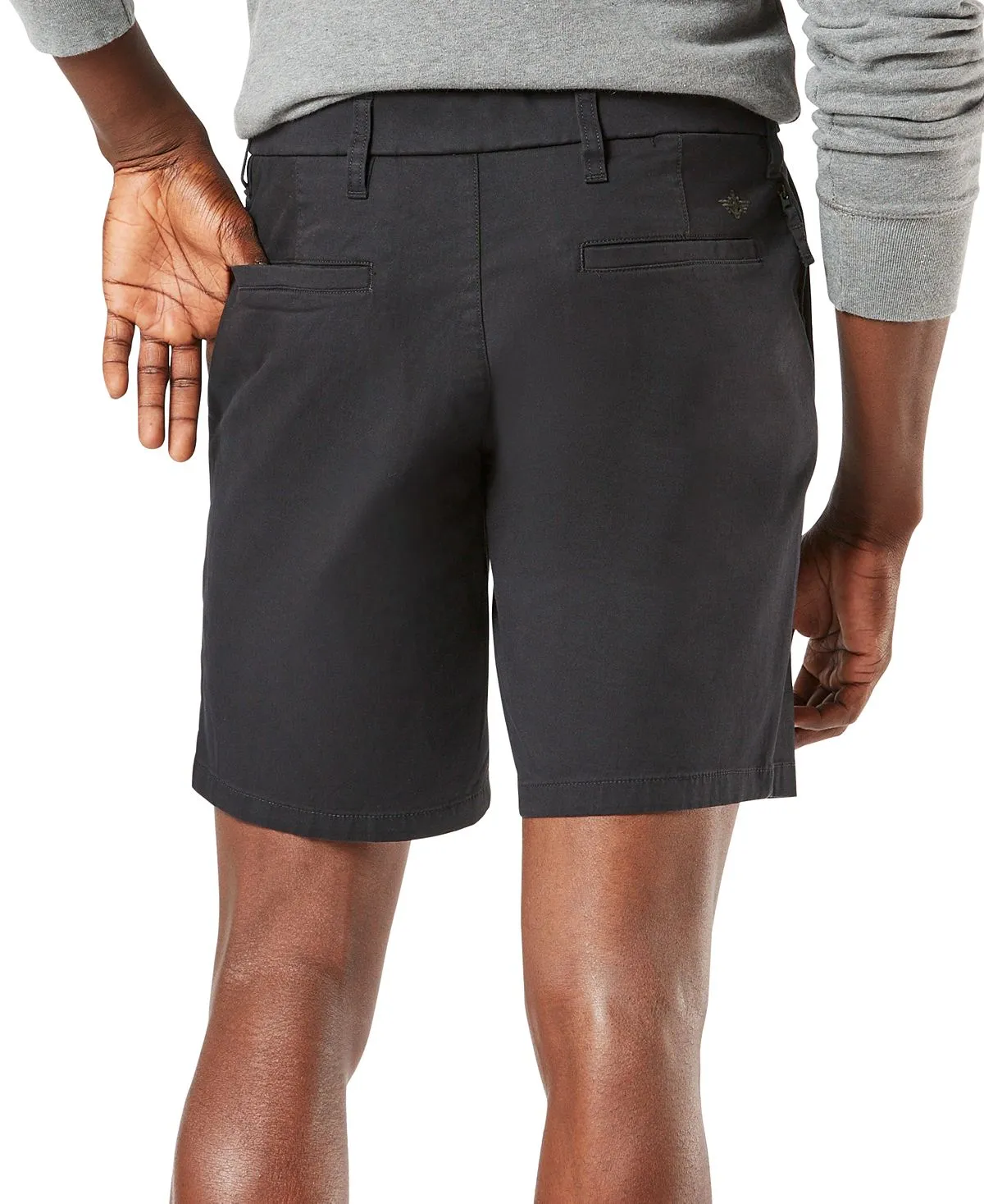 Men's ultimate supreme flex stretch Dockers shorts, black