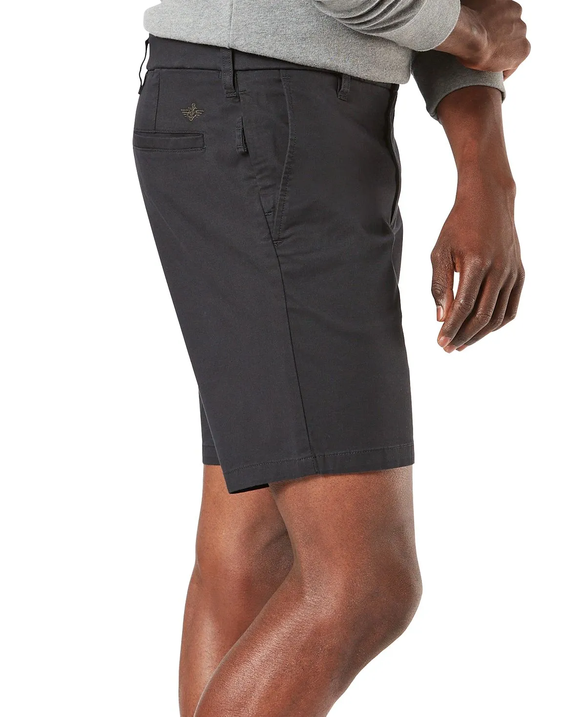 Men's ultimate supreme flex stretch Dockers shorts, black