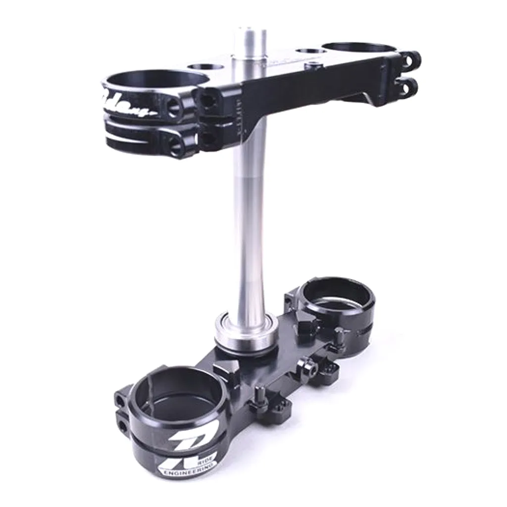 NEW! Ride Engineering Yamaha 22mm Offset Rubber Mount Split Triple Clamp Set - YZ-TBN12