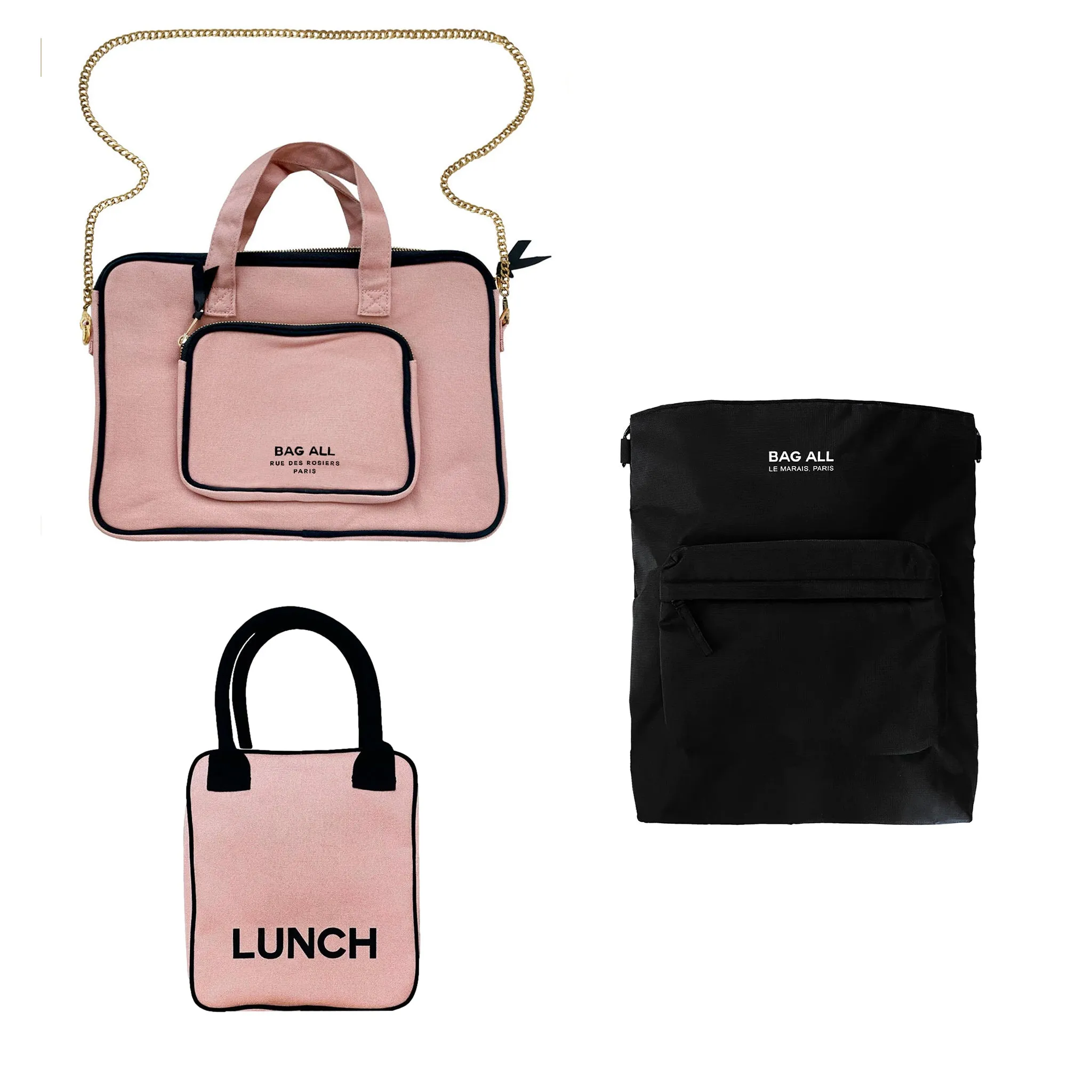 Office Essentials Packing Set 3-Pack, Pink/Blush