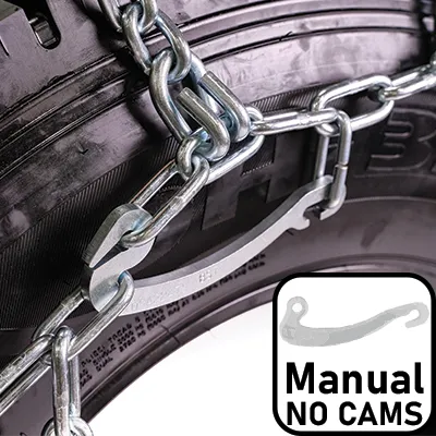 pewag 7mm, Star Stud, Ladder Pattern Tire Chains without Cams - for Light Truck - Pair - USA2228S 7ST