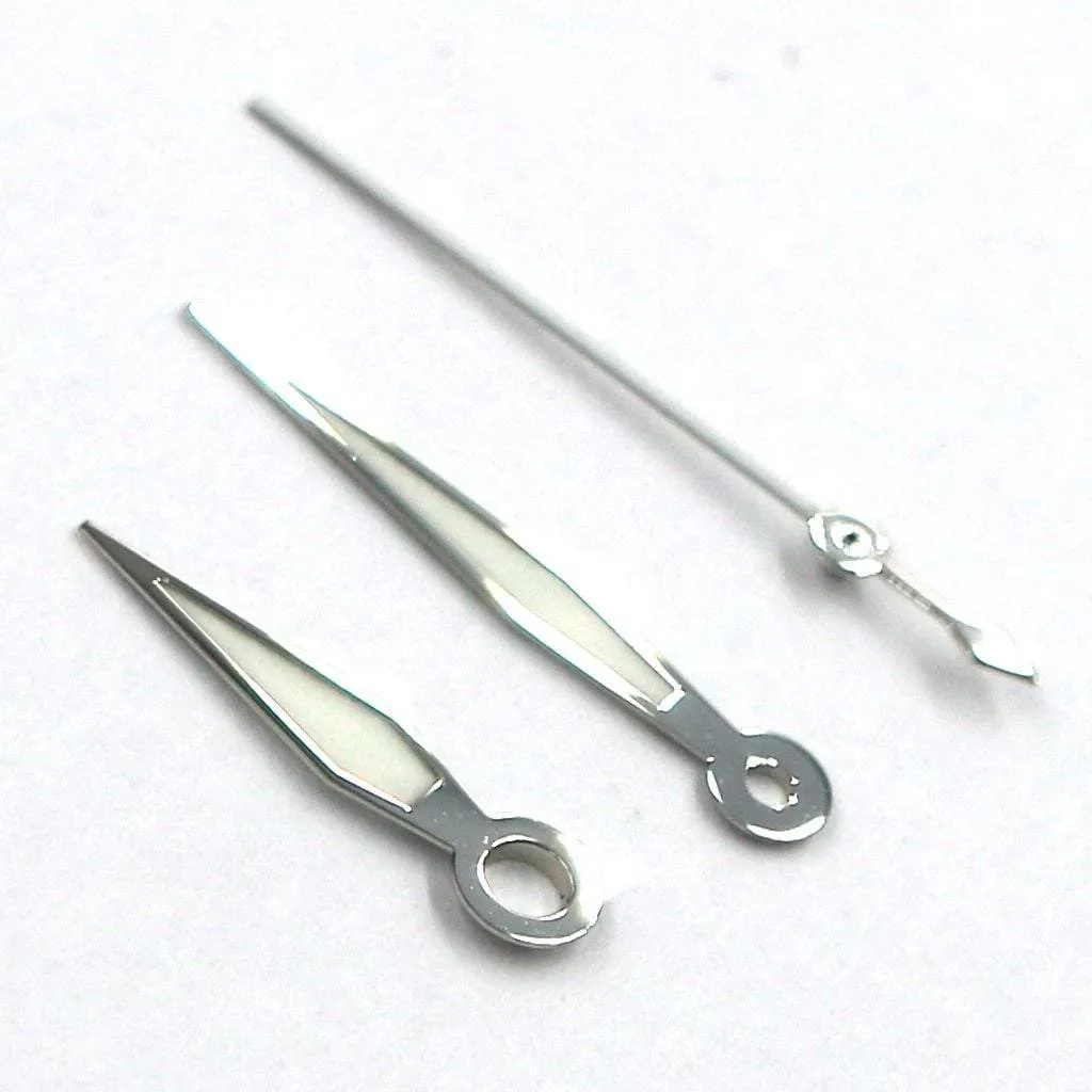 Pilot Hands - BGW9 - Polished Silver *IMPROVED*
