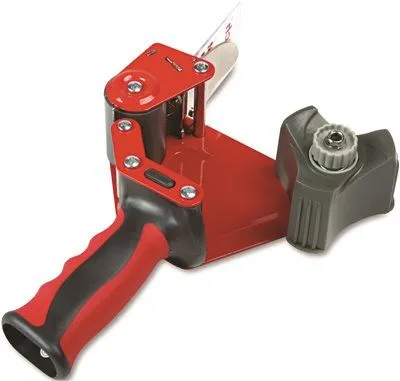 Pistol Grip Packaging Tape Dispenser' 3 In. Core' Metal' Red