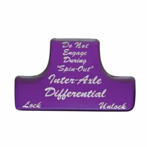 Purple "Axle Differential" Sticker