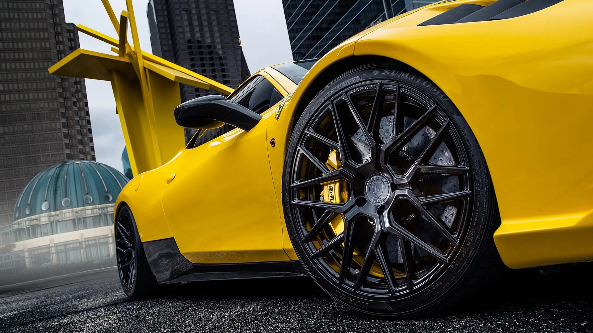 Rohana RFX10 Cross Forged Wheels (21x10.5 5x120 20ET CB 74.1) Brushed Titanium / Gloss Black / Brushed Bronze