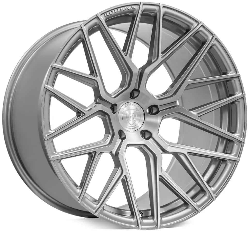 Rohana RFX10 Cross Forged Wheels (21x10.5 5x120 20ET CB 74.1) Brushed Titanium / Gloss Black / Brushed Bronze