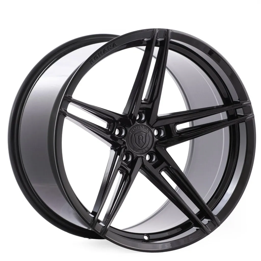 Rohana RFX15 Cross Forged Wheels (20x10 5x120 40ET CB 74.1) Brushed Titanium / Gloss Black / Gloss Red