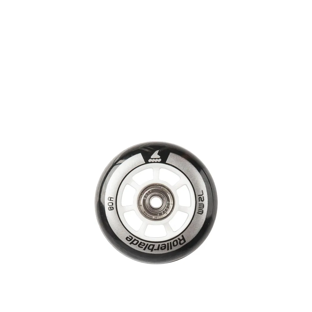 Rollerblade 72mm/80a Wheels   SG5 Bearings (8 Pack)