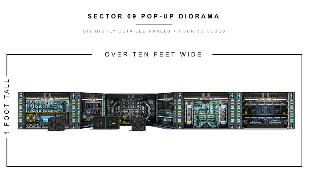 Sector 09 Pop-Up Diorama 1/12
