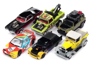 Street Freaks 2023 Set A of 6 Cars Release 2 1/64 Diecast Model Cars by Johnny Lightning