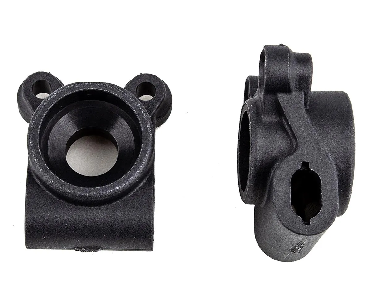 Team Associated RC10B74.1 Factory Team Rear Hubs (Carbon) 92302