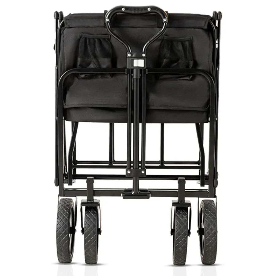 Teknum Folding Wagon Cart w/ Canopy (Black)
