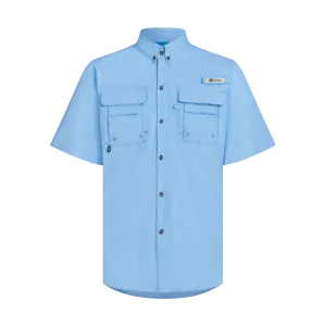 THE SPF BAHAMIANO SHIRT SHORT SLEEVE -SKY