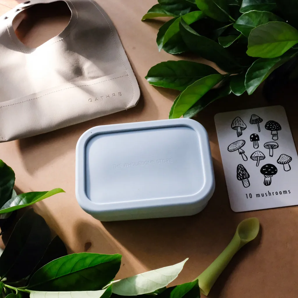 The Wholesome Store Silicone Bento Box Small Sea Salt