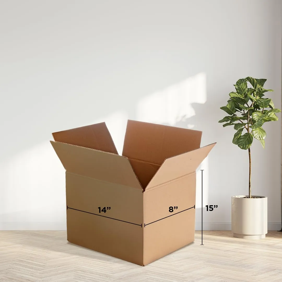 Umai 3 Ply Corrugated Box for Packing | Brown Packing Box | Packaging Box | Storage Box- Pack of 100