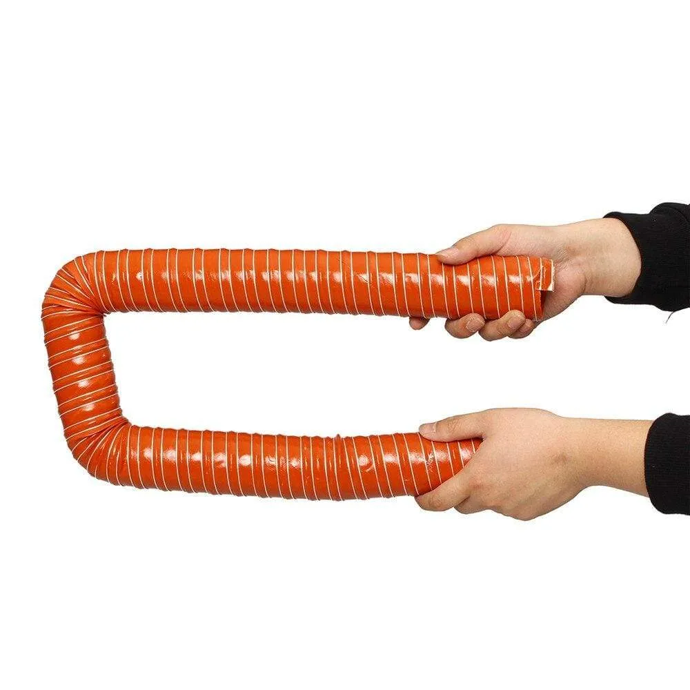 Universal Car Air Ducting Pipe Flexible Air Vent Hose Tube Hot Cold Cooling Transfer Extractor 76/70/60/57/51/45mm