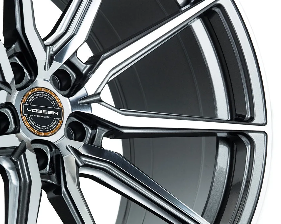 Vossen HF-3 Wheels (22x10.5 / 5x120 / ET38 / Deep Face / 72.56) Gloss Graphite Polished or Gloss Black