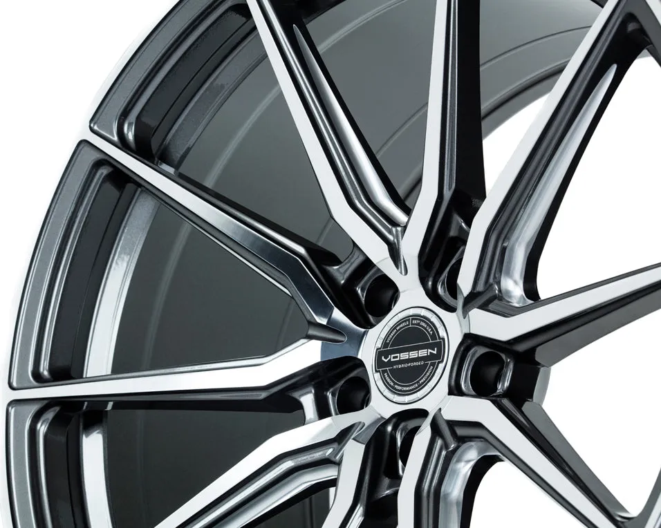 Vossen HF-3 Wheels (22x10.5 / 5x120 / ET38 / Deep Face / 72.56) Gloss Graphite Polished or Gloss Black