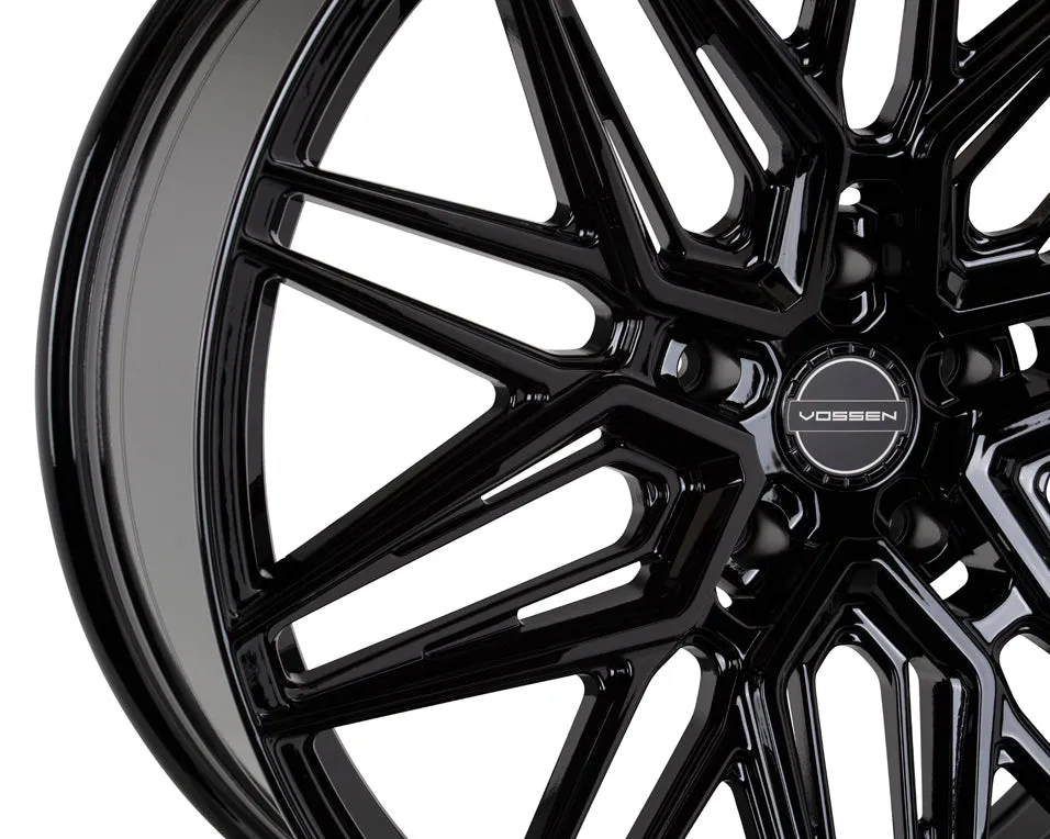 Vossen HF-7 Wheels (21x9 / 5x112 / Flat Face / 66.5) [Gloss Black or Silver Polished] ET25 or ET32 Offset