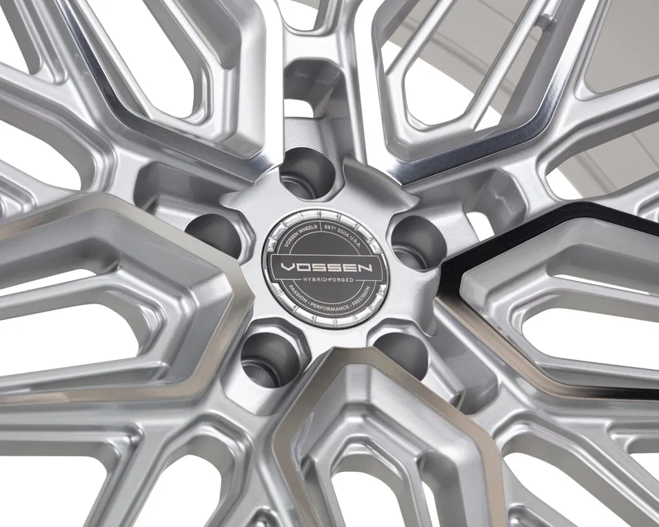 Vossen HF-7 Wheels (21x9 / 5x112 / Flat Face / 66.5) [Gloss Black or Silver Polished] ET25 or ET32 Offset