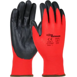 West Chester 701CRNF/L Economy Seamless Knit Nylon Glove with Nitrile Coated Foam Grip on Palm & Fingers