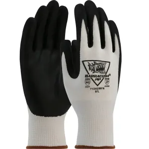 West Chester 713HGWFN/M Seamless Knit Polykor Blended Glove with Nitrile Coated Foam Grip on Palm & Fingers