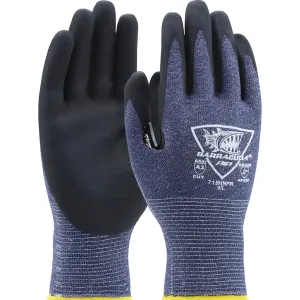 West Chester 715HNFR/XL Seamless Knit Polykor Blended Glove with Nitrile Coated Foam Grip on Palm & Fingers