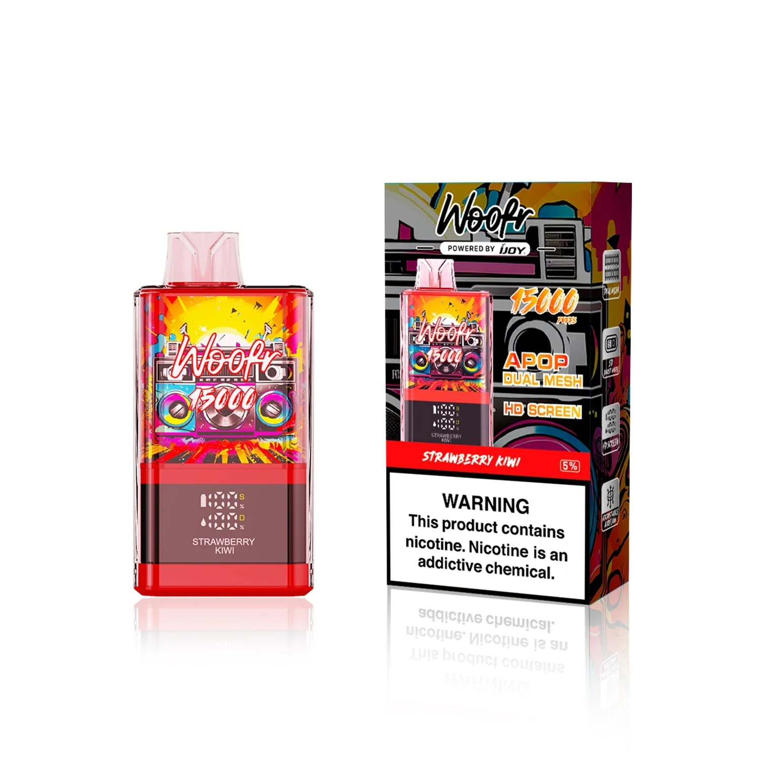 Woofr 15000 Powered by iJoy Device - 15000 Puffs